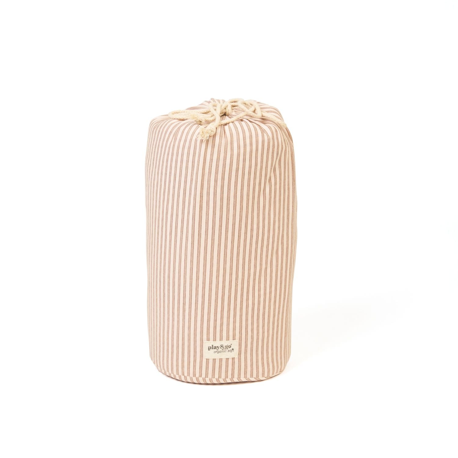 soft stripes brown organic babymat,  packaging