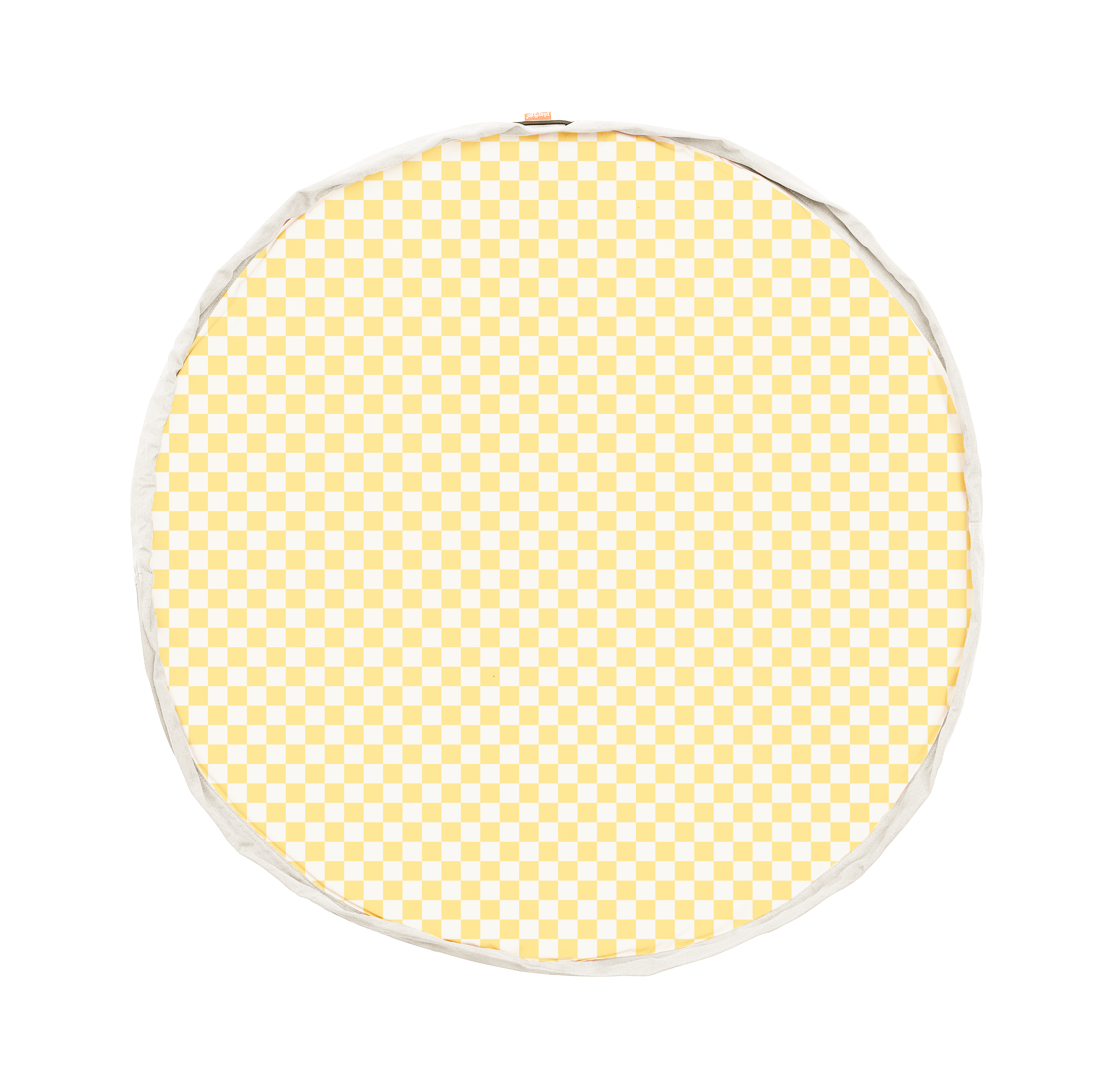 noomad original vichy yellow tapis de jeu & sac de rangement