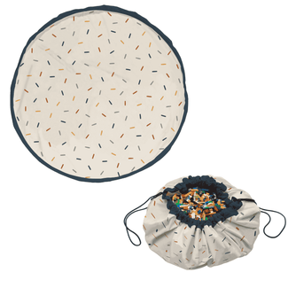 noomad original confetti tapis de jeu & sac de rangement