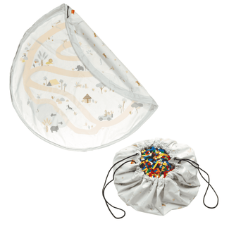 tapis de jeu & sac à jouets - jungle