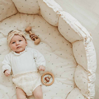 tapis d´éveil & cocon organic - moon