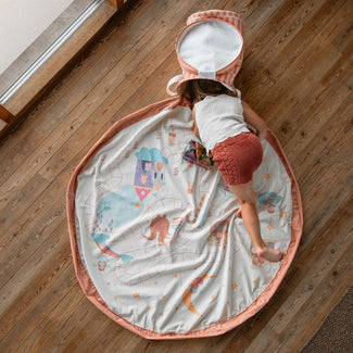 soo fairyworld tapis de jeu & panier de rangement