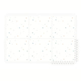 EEVAA worldmap puzzlemat, back side, icons print, edges