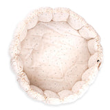 detail picture of Bloom moon organic babymat, crib with raised edges