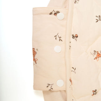 noomad soft rabbit organic tapis d'éveil & sac