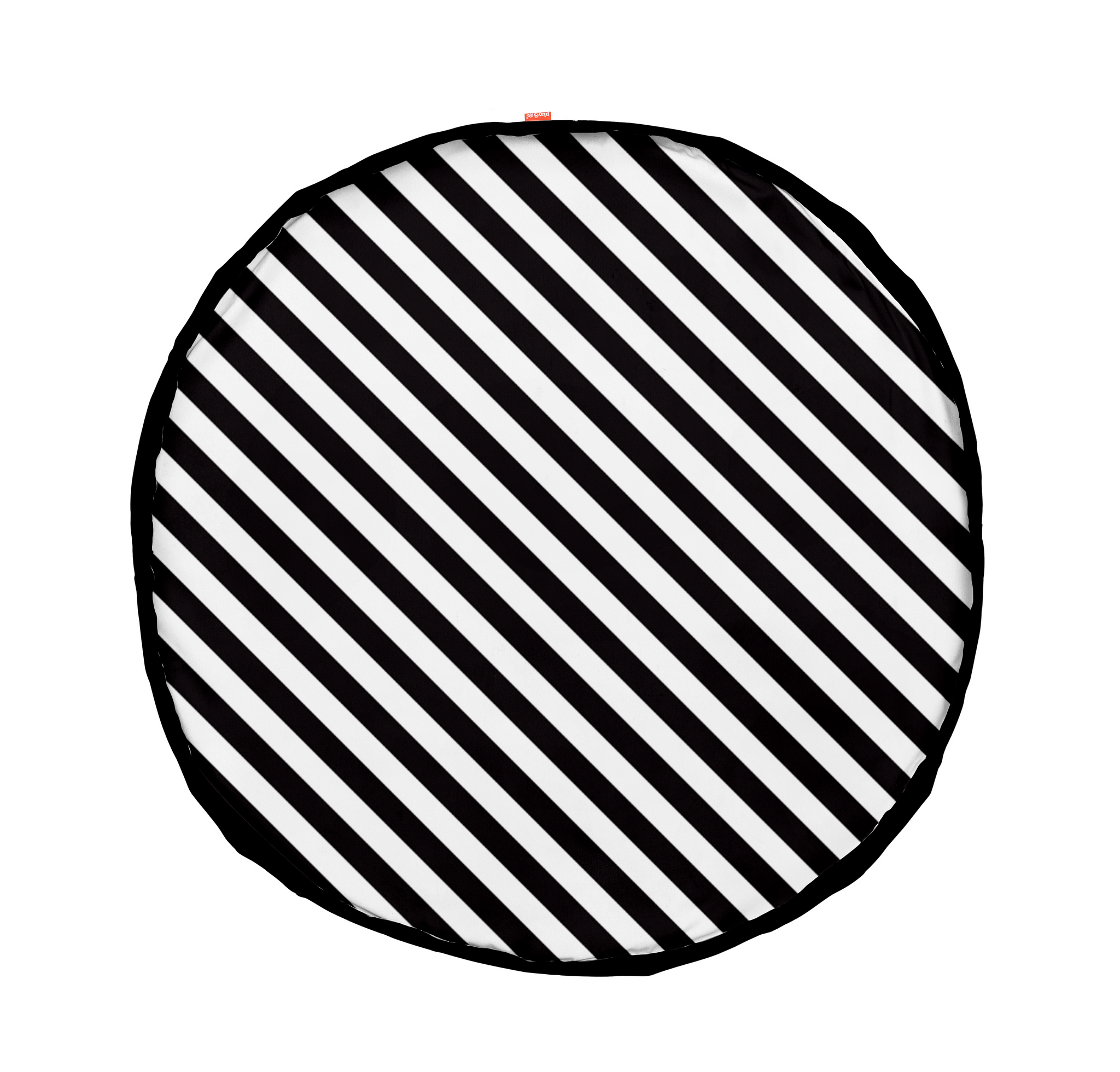 tapis de jeu & sac à jouets - stripes black