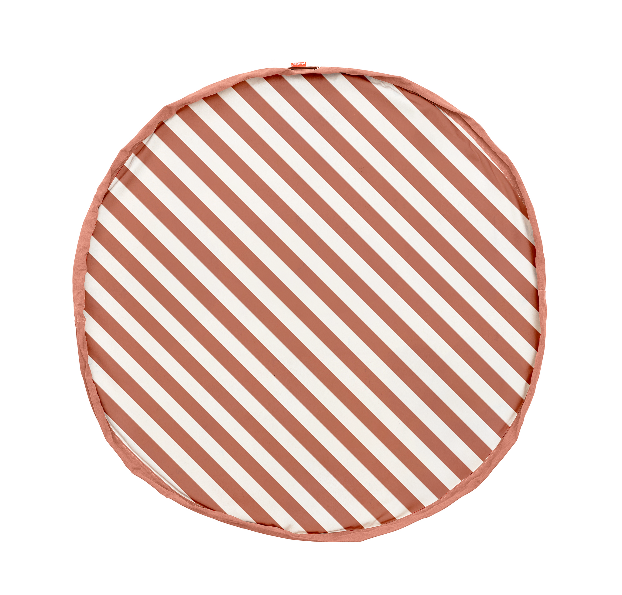  tapis de jeu & sac à jouets - stripes brown
