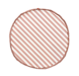 Tapis de jeu & sac à jouets - stripes new pink