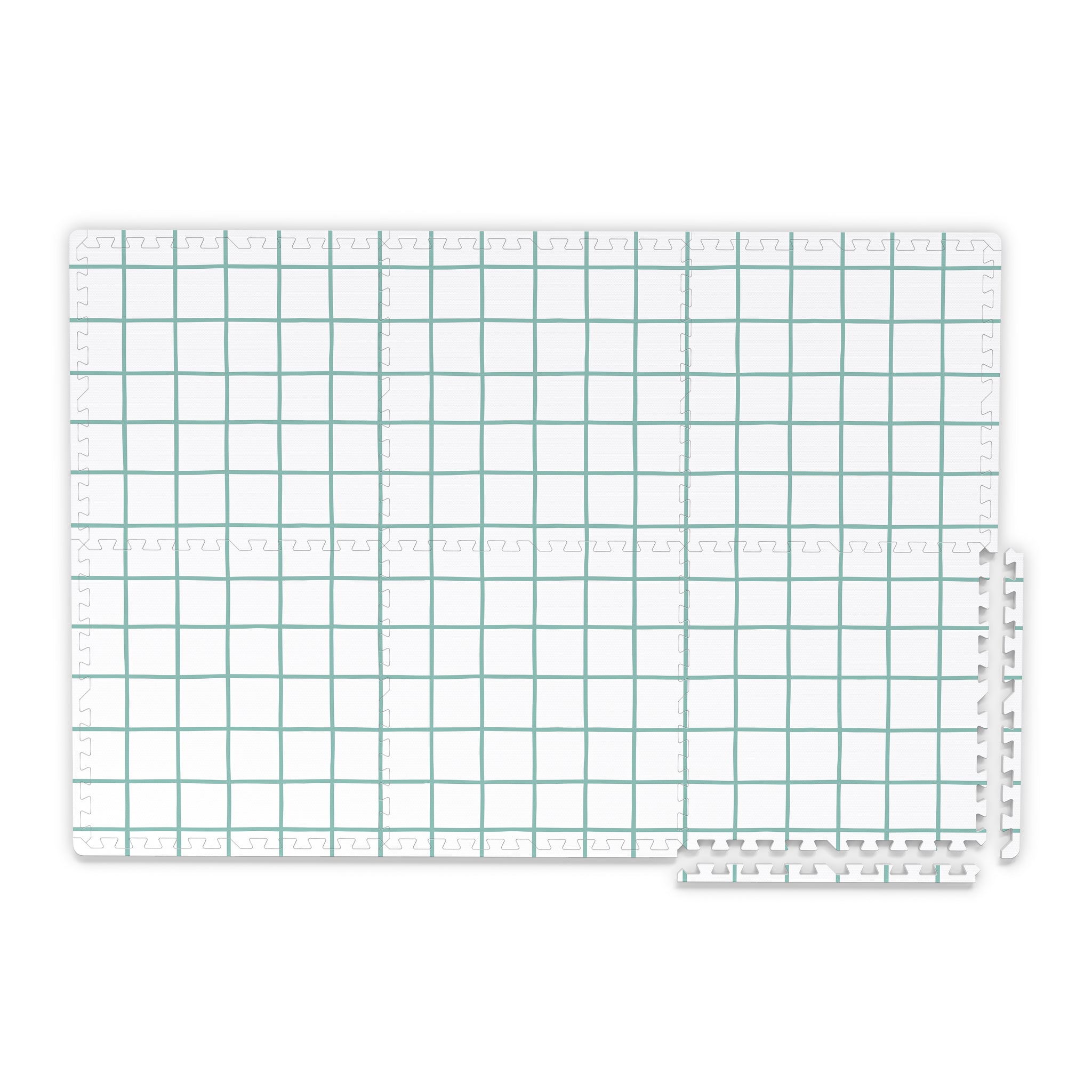 tiloo hopscotch, back side, detail edges, grid design