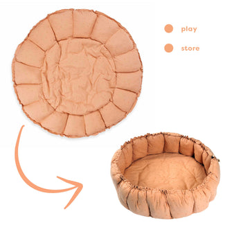coco fleuri organic tapis de jeu, cocon & organiseur