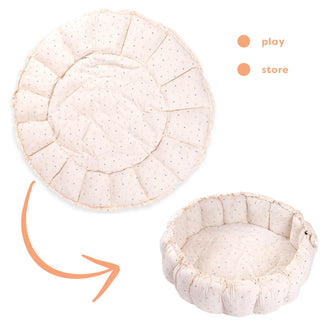 coco moon organic tapis de jeu, cocon & organiseur