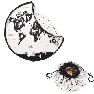 tapis de jeu & sac à jouets - worldmap/stars