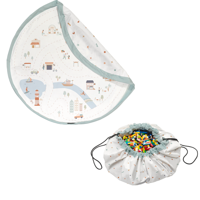 tapis de jeu & sac à jouets - citymap