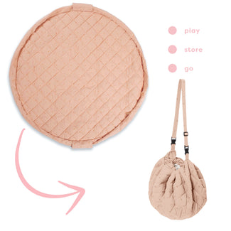 noomad soft fleuri organic tapis d'éveil & sac