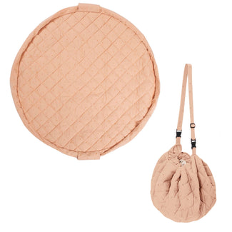 tapis d´éveil & sac organic - fleuri