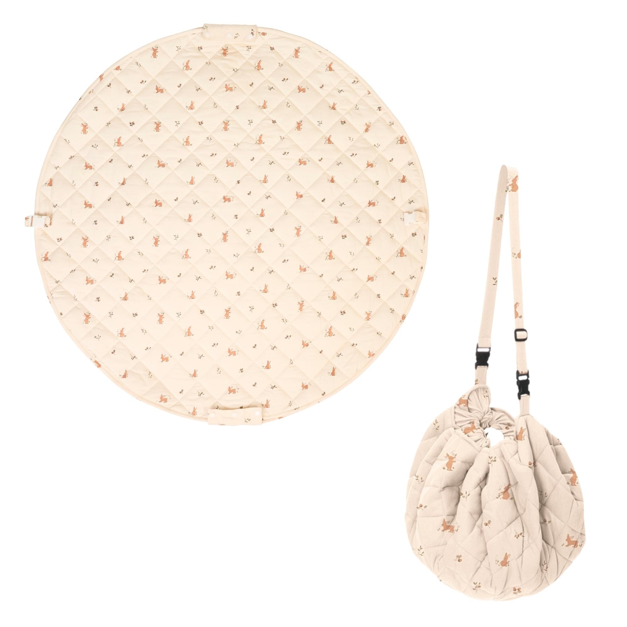  tapis d´éveil & sac organic - rabbit  