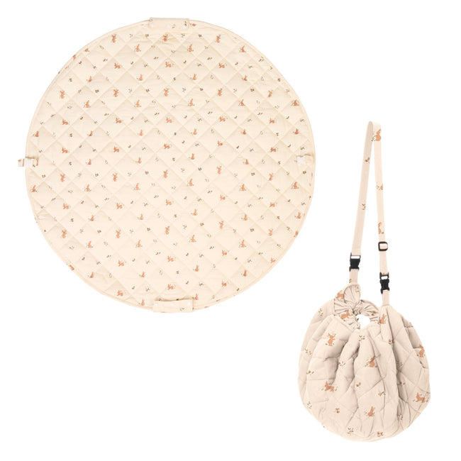 tapis d´éveil & sac organic - rabbit