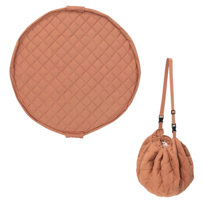 tapis d´éveil & sac organic - tawny brown