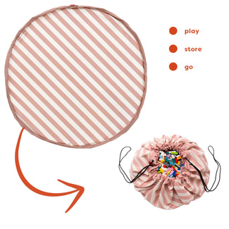 Stripes Pink New Sac De Rangement - Tapis De Jeux