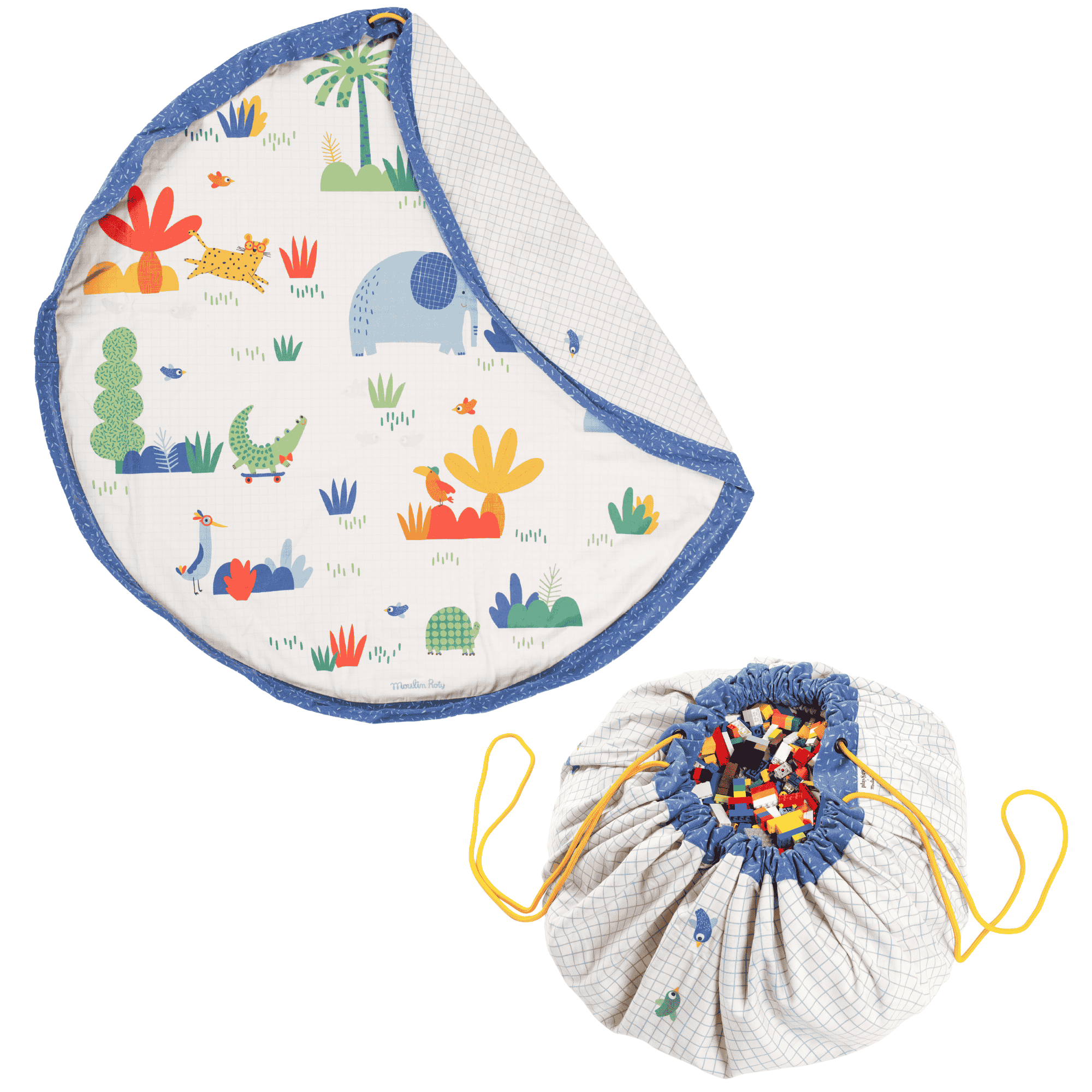  tapis de jeu & sac à jouets - Moulin Roty Toupitis