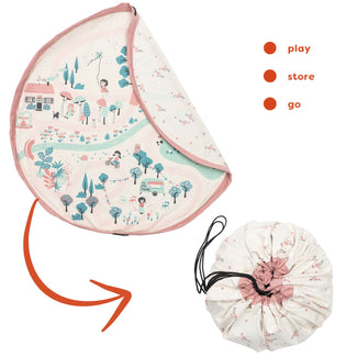 noomad original walk in a park tapis de jeu & sac de rangement