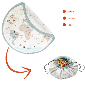 Worldmap Colour Sac De Rangement - Tapis De Jeux 