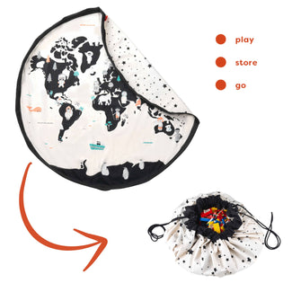 noomad original worldmap/ stars tapis de jeu & sac de rangement