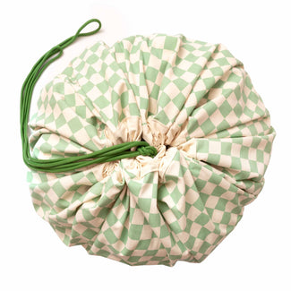 Vichy Green Sac De Rangement - Tapis De Jeux