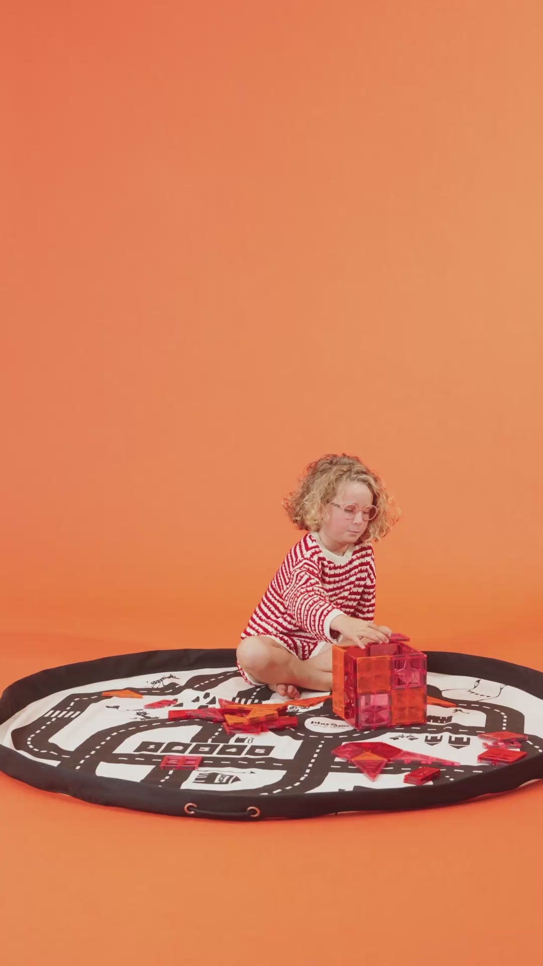 noomad original funny days tapis de jeu & sac de rangement