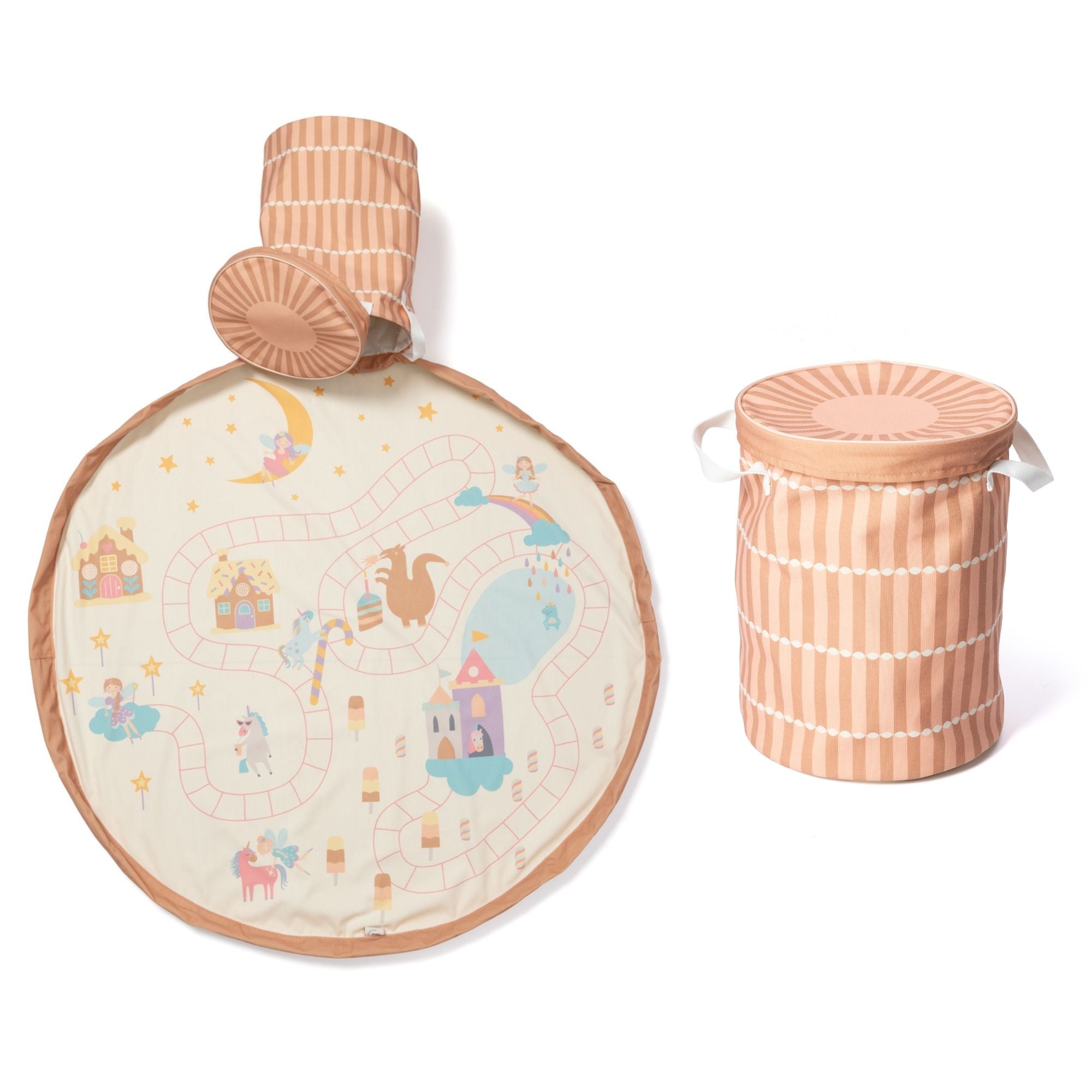 tapis de jeu & panier à jouets - fairyworld