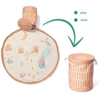 soo fairyworld tapis de jeu & panier de rangement