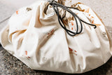 fairyworld toy storage bag and playmat, closed bag