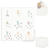 tapis puzzel, boîte de rangement & mini maison - numbers