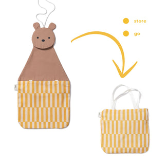 toto bear rangement mural & sac