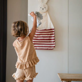 toto bunny rangement mural & sac