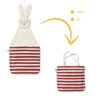 toto bunny rangement mural & sac