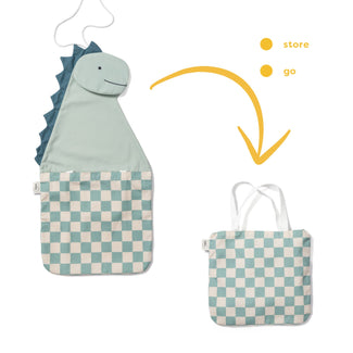 toto dino rangement mural & sac