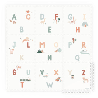 EEVAA Alphabet/Terrazzo Tapis Puzzle